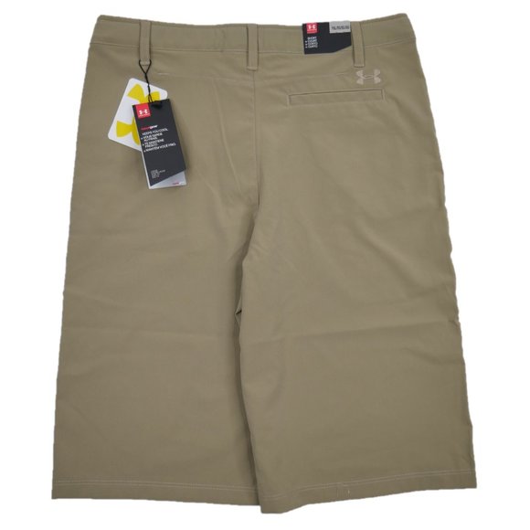 Under Armour Heatgear Long Length Golf Shorts Boys - Picture 3 of 9
